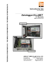 Thies CLIMA DLx-MET Instructions For Use Manual preview