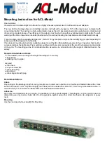 THIESEN ACL-Modul Mounting Instruction предпросмотр