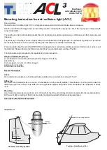 Preview for 1 page of THIESEN ACL3 Mounting Instruction