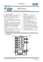 Предварительный просмотр 1 страницы THine THCV245 A Manual