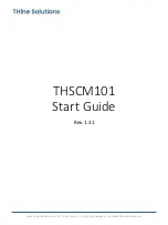 THine THSCM101 Start Manual preview