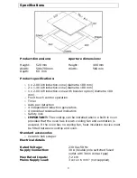 Предварительный просмотр 10 страницы Think Appliances BACE6006 User Manual