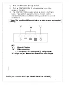 Предварительный просмотр 9 страницы Think Appliances BAH60 User Manual