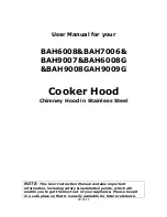 Think Appliances BAH6008 User Manual preview