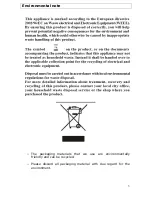 Preview for 4 page of Think Appliances GECE6002 User Manual