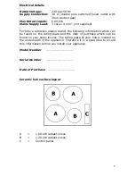 Preview for 9 page of Think Appliances GECE6002 User Manual