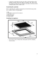 Preview for 16 page of Think Appliances GECE6002 User Manual