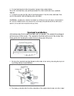 Предварительный просмотр 10 страницы Think Appliances GEF61GG Installation Instructions User Instructions