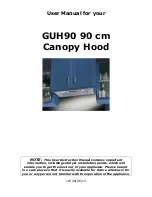 Think Appliances GUH90 User Manual preview