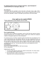 Preview for 16 page of Think Appliances VEF90EG Manual