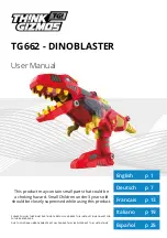 Preview for 1 page of THINK GIZMOS DINOBLASTER TG662 User Manual