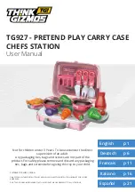 THINK GIZMOS Pretend Play Carry Case Chefs Station User Manual preview