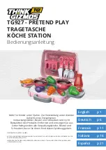 Preview for 6 page of THINK GIZMOS Pretend Play Carry Case Chefs Station User Manual