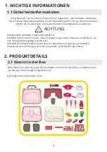 Preview for 8 page of THINK GIZMOS Pretend Play Carry Case Chefs Station User Manual