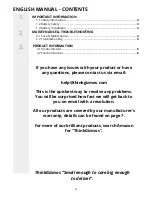 Preview for 2 page of THINK GIZMOS TG661 User Manual