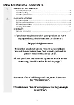 Preview for 2 page of THINK GIZMOS TG711 User Manual