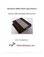 Think Wireless TWDBMPSB-01 Installation And Operation Manual предпросмотр