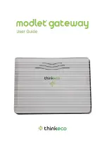 ThinkEco modjet TE1211E User Manual предпросмотр