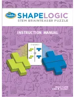 ThinkFun SHAPELOGIC Instruction Manual предпросмотр