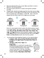 Предварительный просмотр 40 страницы Thinkkitchen 10616511 Manual