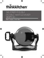 Thinkkitchen GAUFRIER DOUBLE Instructions Manual preview