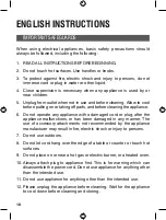 Preview for 10 page of Thinkkitchen GAUFRIER DOUBLE Instructions Manual