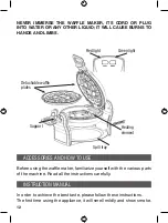 Preview for 12 page of Thinkkitchen GAUFRIER DOUBLE Instructions Manual