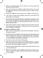 Preview for 14 page of Thinkkitchen GAUFRIER DOUBLE Instructions Manual