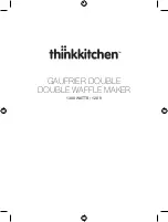 Preview for 20 page of Thinkkitchen GAUFRIER DOUBLE Instructions Manual