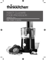 Thinkkitchen Robot culinaire Instructions Manual preview