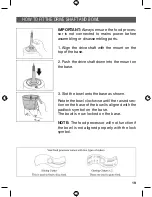 Предварительный просмотр 19 страницы Thinkkitchen Robot culinaire Instructions Manual