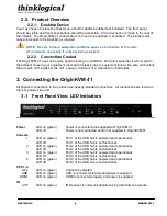 Preview for 8 page of Thinklogical OriginKVM 41 Product Manual