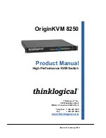 Thinklogical OriginKVM 8250 Product Manual предпросмотр