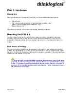 Preview for 9 page of Thinklogical PDU 4/4 Product Manual