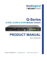 Preview for 1 page of Thinklogical Q-1300 Product Manual