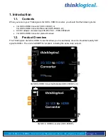 Preview for 5 page of Thinklogical SDC-000001 Product Manual
