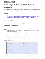 Preview for 12 page of Thinklogical SDIXtreme 3G Product Manual
