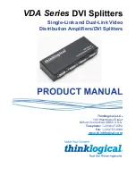 Thinklogical VDA-1 Product Manual preview