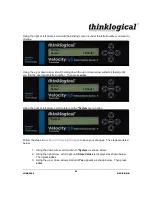 Предварительный просмотр 21 страницы Thinklogical Velocity RGB-9 Product Manual