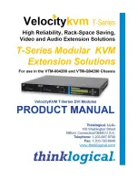 Thinklogical VelocityKVM VTM-004200 Product Manual preview