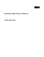 ThinkPad Edge E445 Hardware Maintenance Manual preview