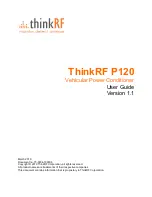 ThinkRF P120 User Manual preview
