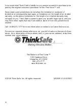 Preview for 15 page of ThinkSafe FirstVouce User Manual