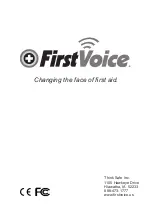 Preview for 17 page of ThinkSafe FirstVouce User Manual