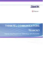 Предварительный просмотр 1 страницы ThinkTel Think365 Setup Manual