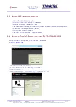 Preview for 9 page of ThinkTel Think365 Setup Manual