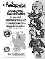 Preview for 1 page of Thinkway Toys Neopets Plushies Uni Instruction Manual