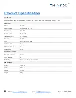 Preview for 6 page of ThinkX TX-DSNG User Manual