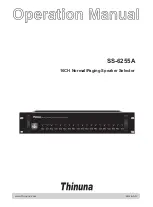 Thinuna SS-6255A Operation Manual preview