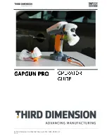 Third Dimension GapGun Pro Operator'S Manual preview